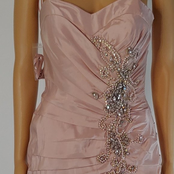 NWT Feriani Mermaid Style Formal Gown in Mauve - Picture 5 of 6